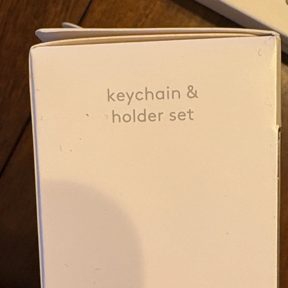 heyday Black Keychain & AirTag Holder 4-Pack